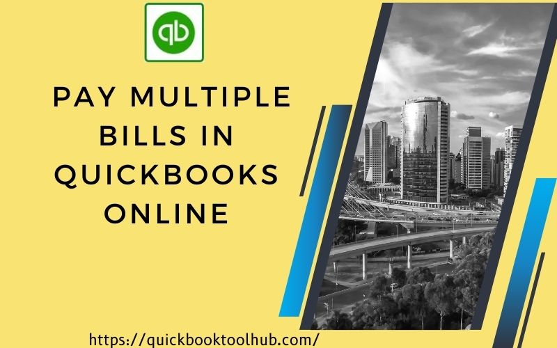 How to pay multiple bills in QuickBooks Online