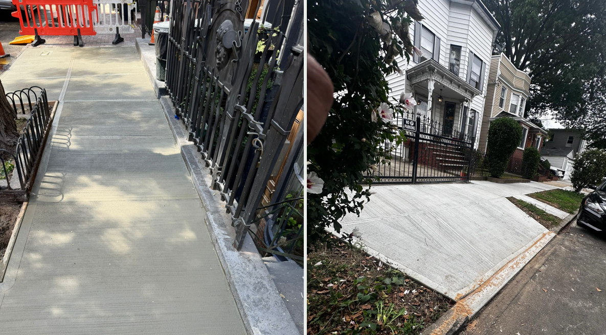 Concrete Sidewalk Repair in Brooklyn