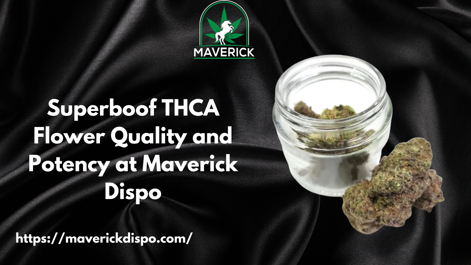 Superboof THCA Flower Quality and Potency at Maverick Dispo