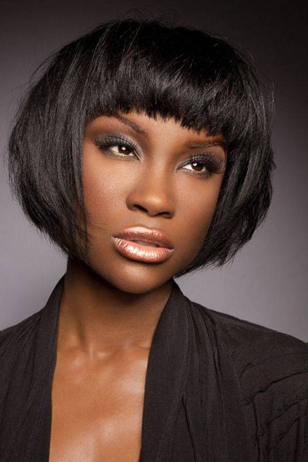 Short Black Wigs