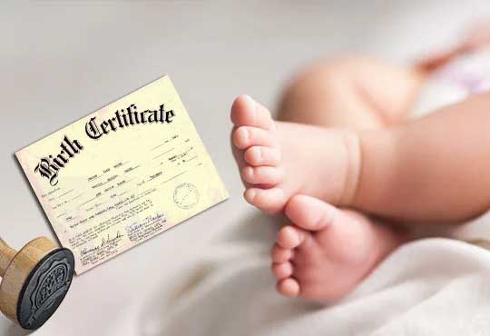 Name add in birth certificate in Delhi