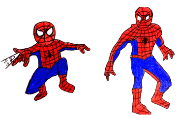 spiderman drawing ideas