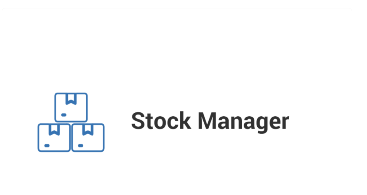 Stock Manager