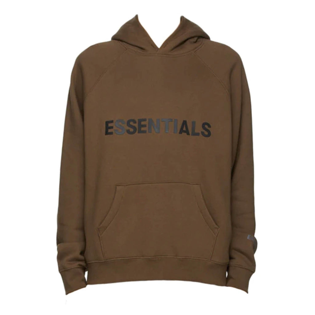 dark brown essentials hoodie